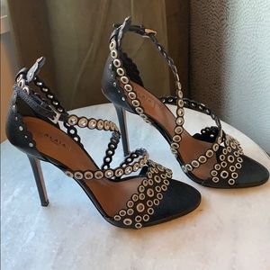 New! Never Worn Alaia black heels Size 38